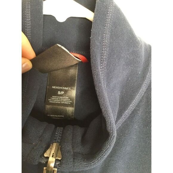 The North Face Fleece Jacket Full Zip Mens Small Size SP Blue /Navy Blue - Picture 7 of 14